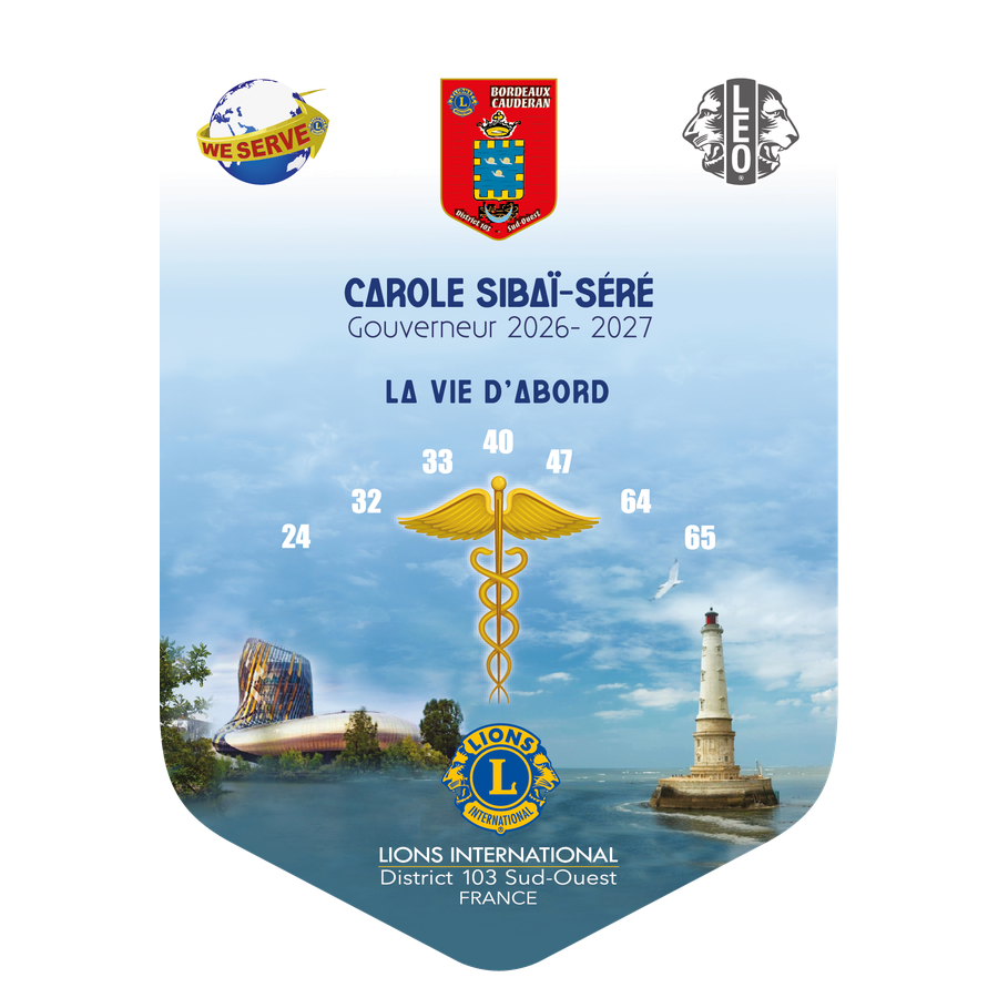 Fanion Carole SIBAI-SERE